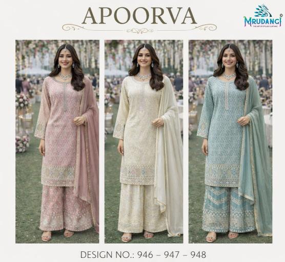 Mrudangi apoorva pakistani suits wholesale